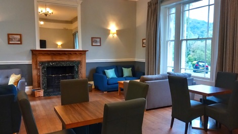 Brathay Hal communal lounge